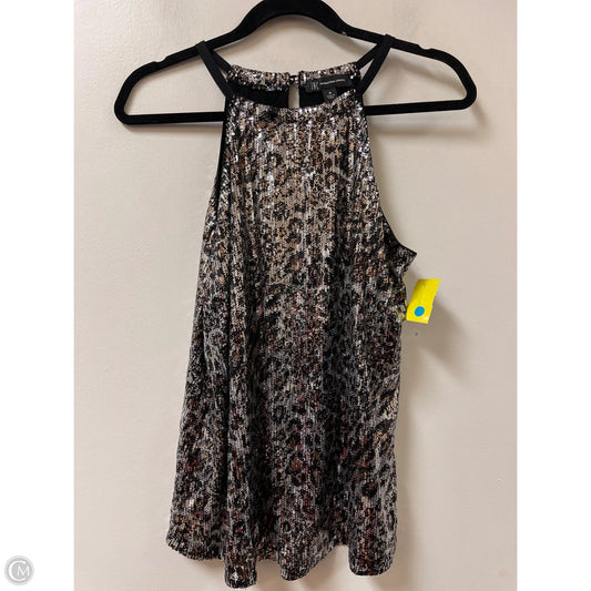 Top Sleeveless By Inc In Animal Print, Size: M