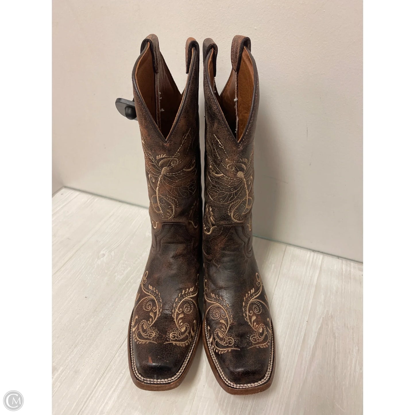 Boots Western By Cmb In Brown, Size: 9