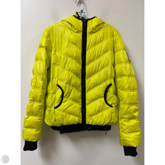 Jacket Puffer & Quilted By Victorias Secret In Yellow, Size: M