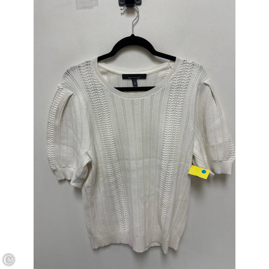 Top Short Sleeve By White House Black Market In White, Size: Xl
