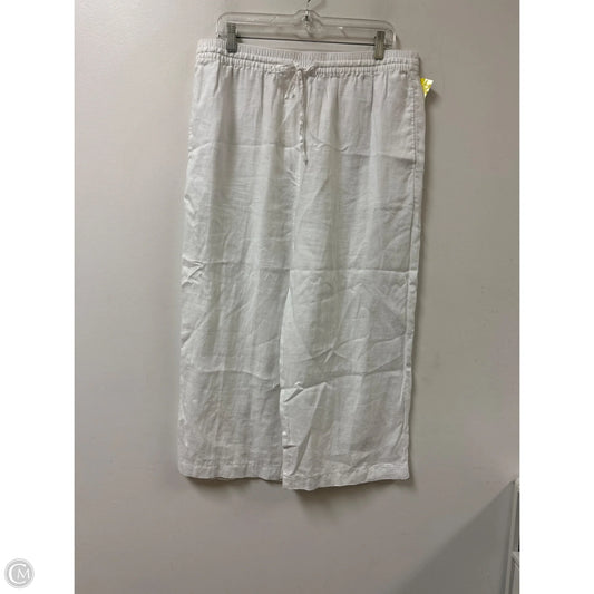 Pants Linen By Dkny In White, Size: 12