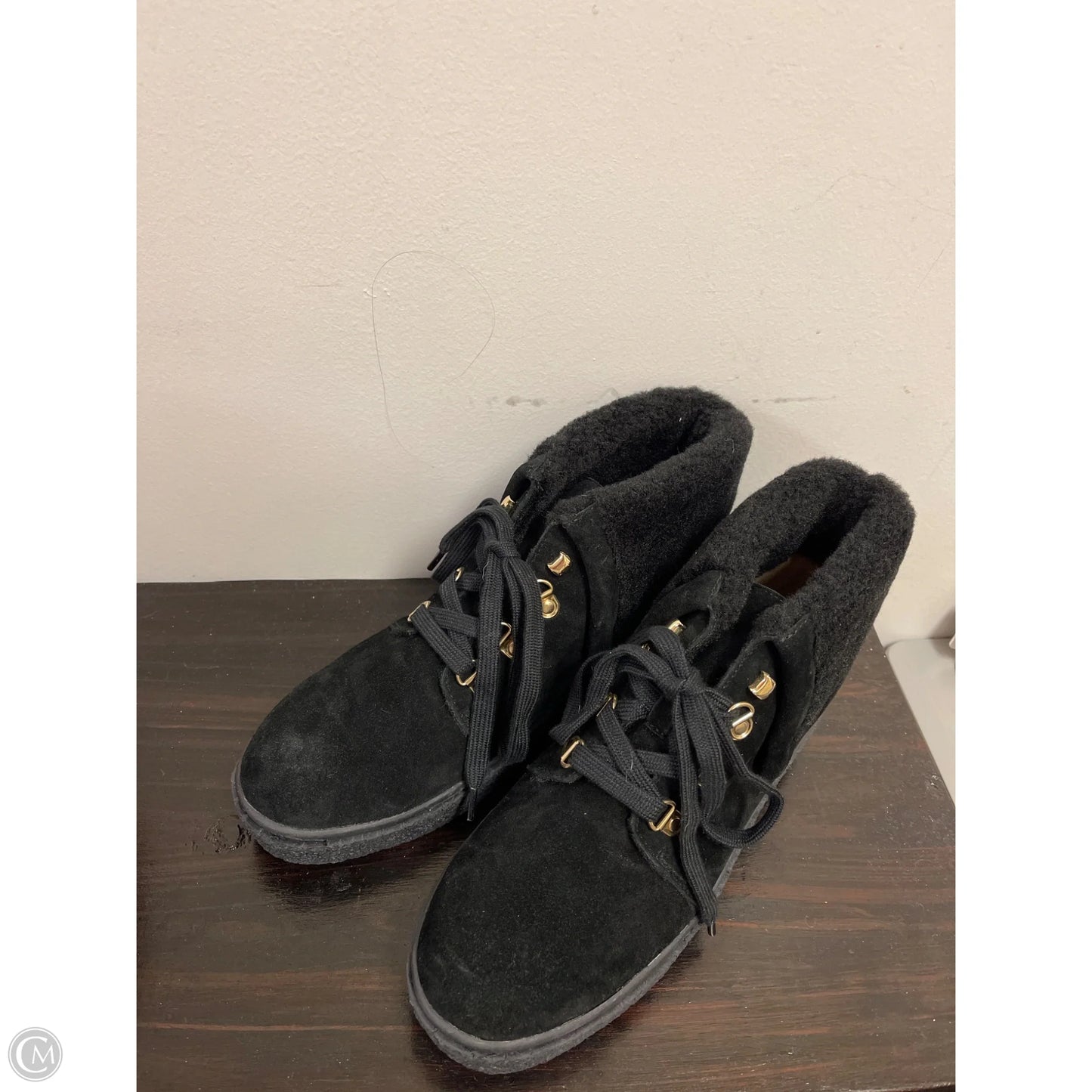 Boots Ankle Flats By Talbots In Black, Size: 8.5