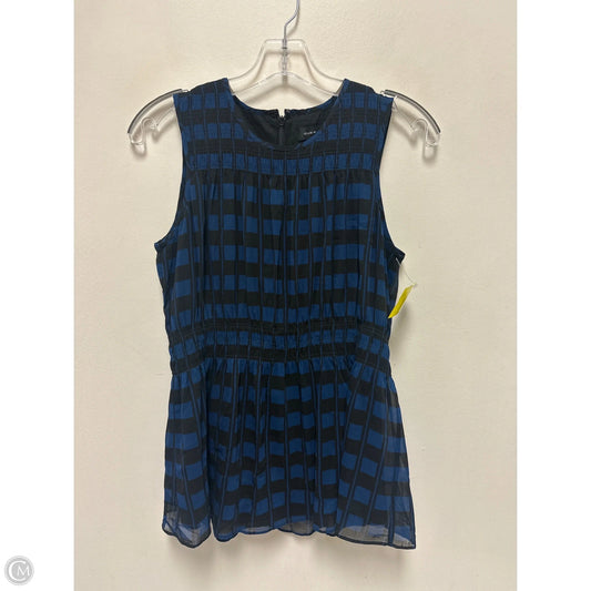 Top Sleeveless By Club Monaco In Black & Blue, Size: S