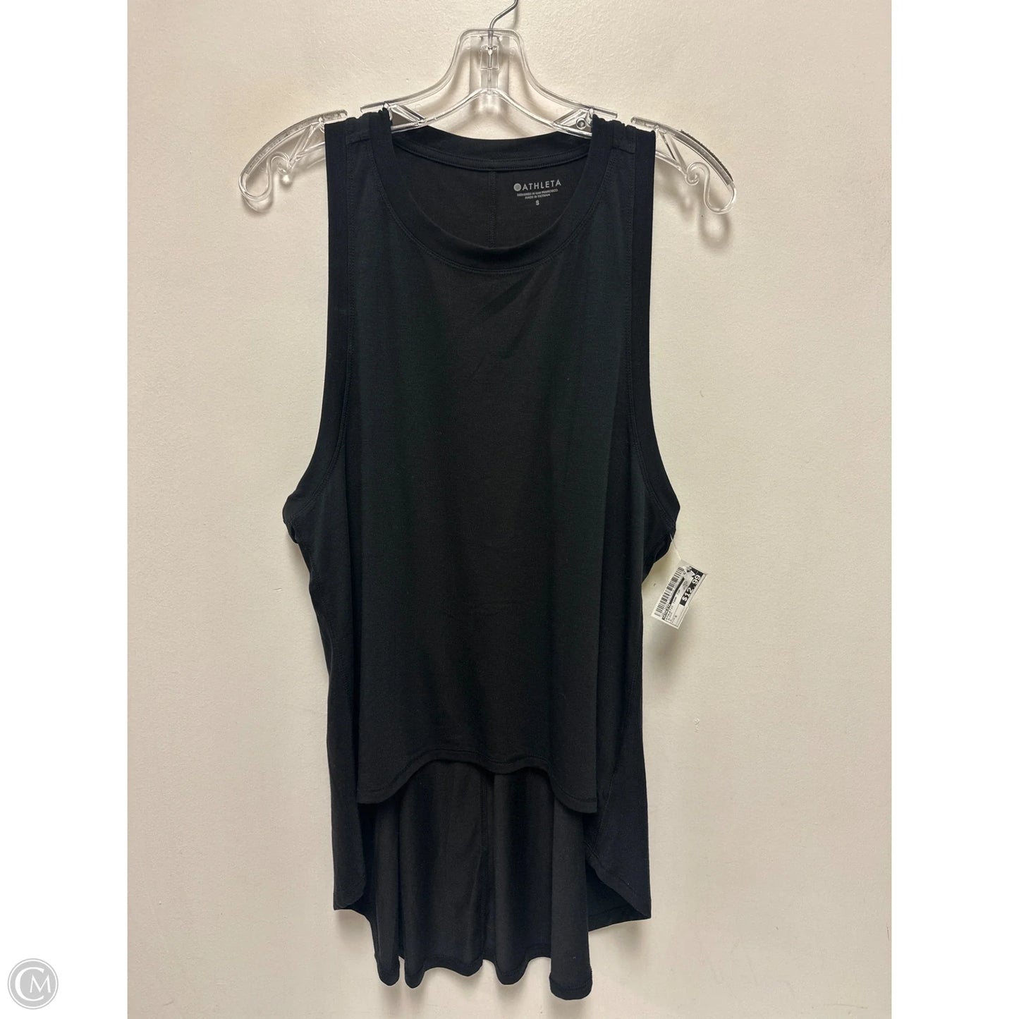 Athletic Tank Top By Athleta In Black, Size: S