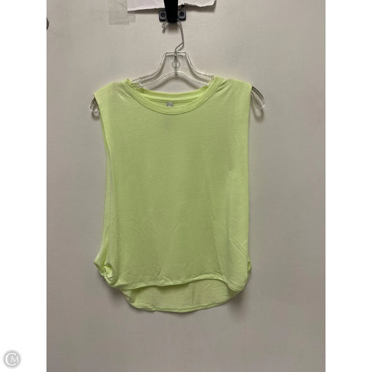 Athletic Top Short Sleeve By Athleta In Green, Size: S