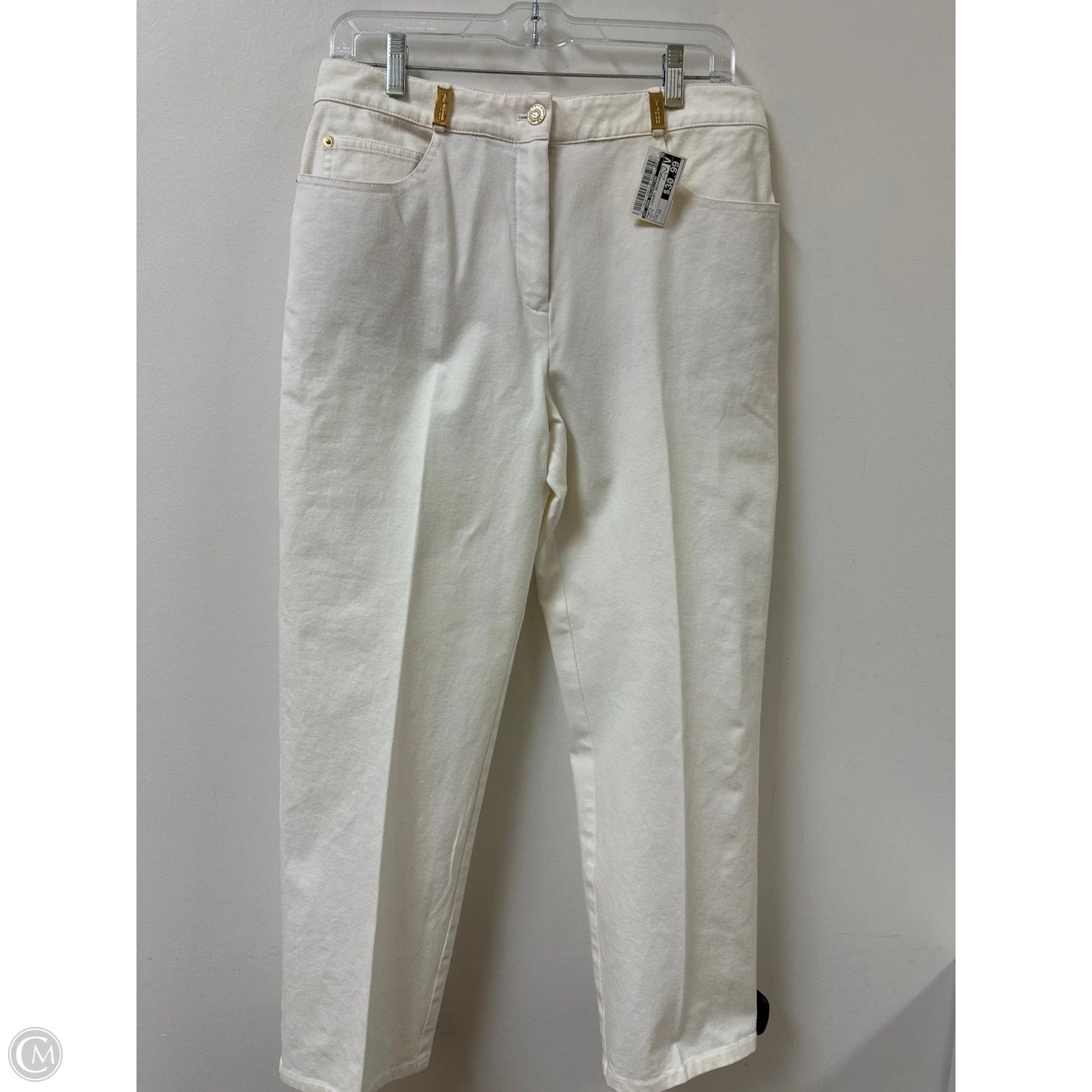 Pants Luxury Designer By St John Collection In White, Size: 12