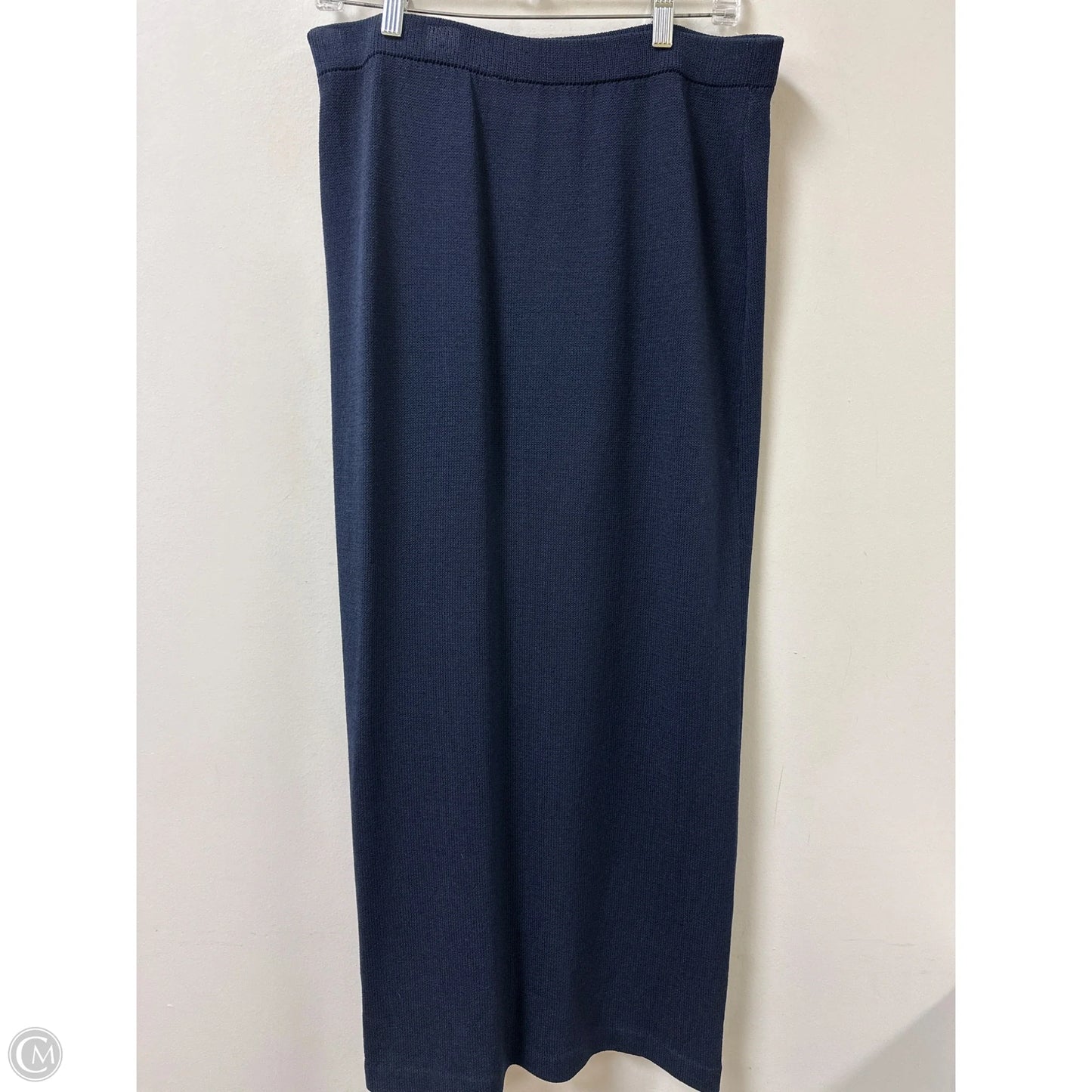 Skirt Luxury Designer By St John Collection In Navy, Size: 14