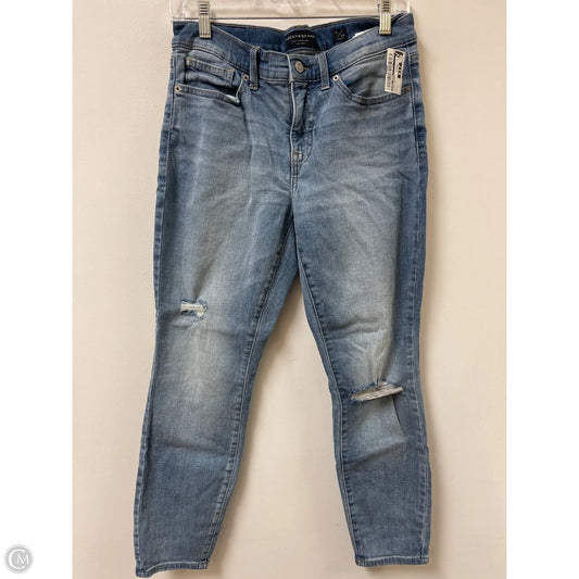 Jeans Skinny By Lucky Brand In Blue Denim, Size: 6