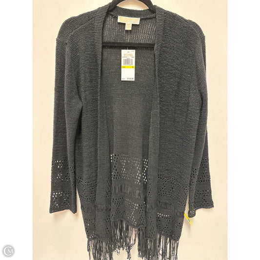 Sweater Cardigan By Michael By Michael Kors In Black, Size: M
