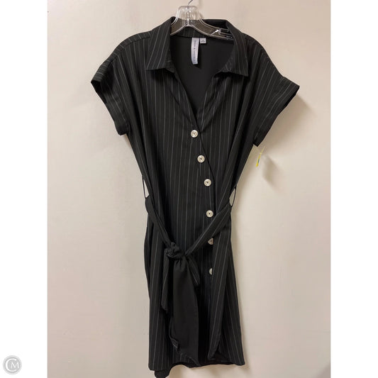 Dress Casual Short By Emma And Michele In Black & Grey, Size: L