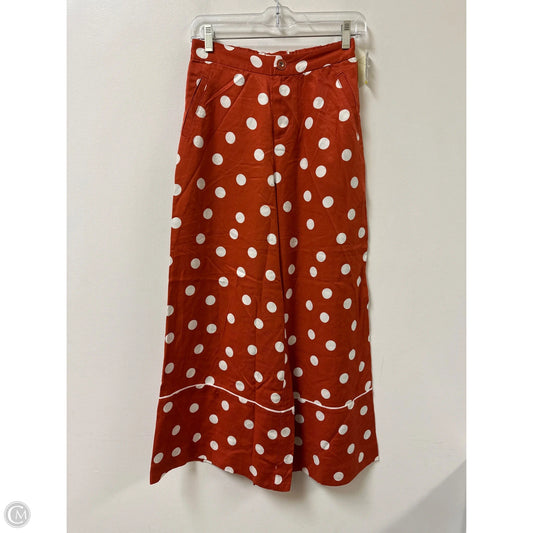 Pants Wide Leg By Maeve In Polkadot Pattern, Size: 0p