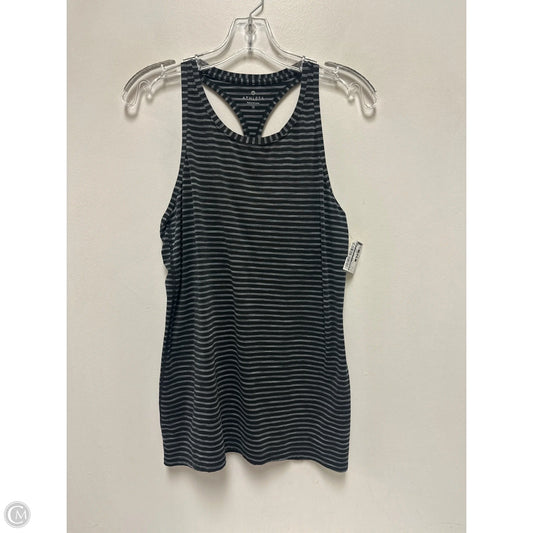 Athletic Tank Top By Athleta In Black & Grey, Size: M