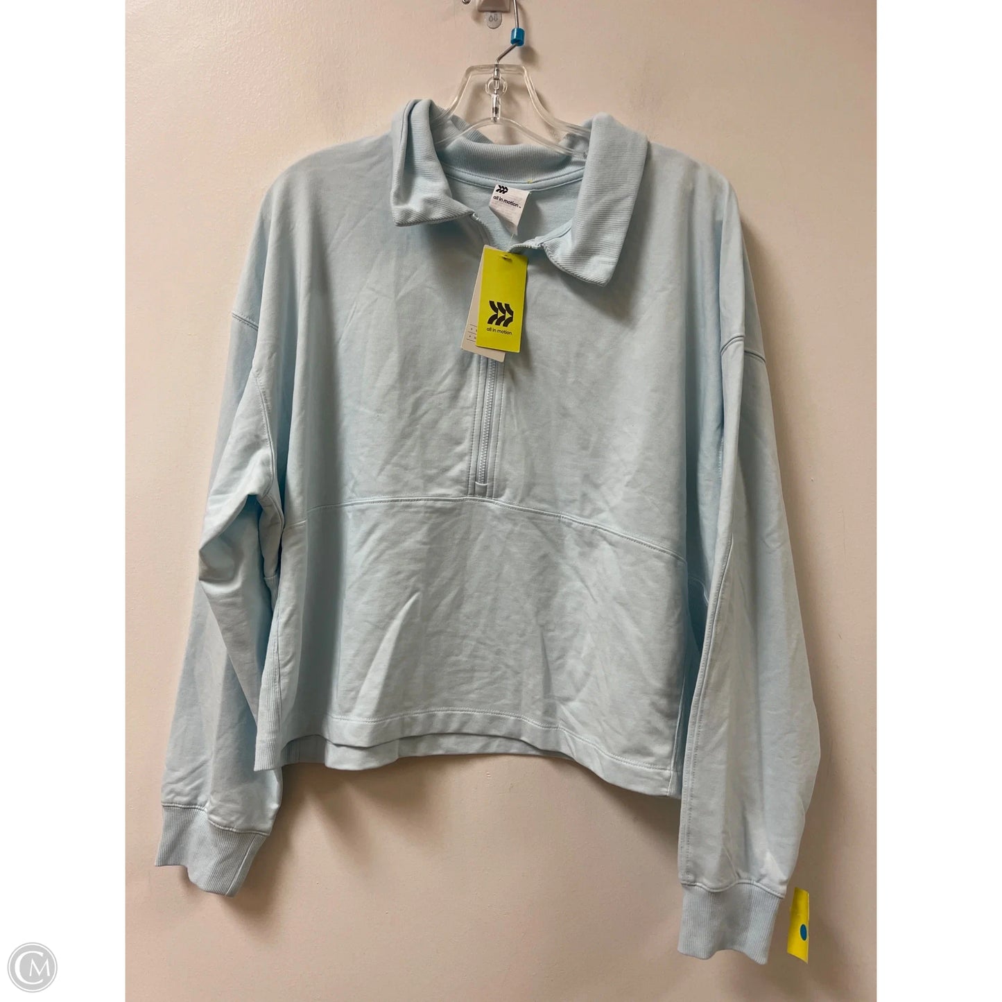 Athletic Sweatshirt Collar By All In Motion In Blue, Size: Xl