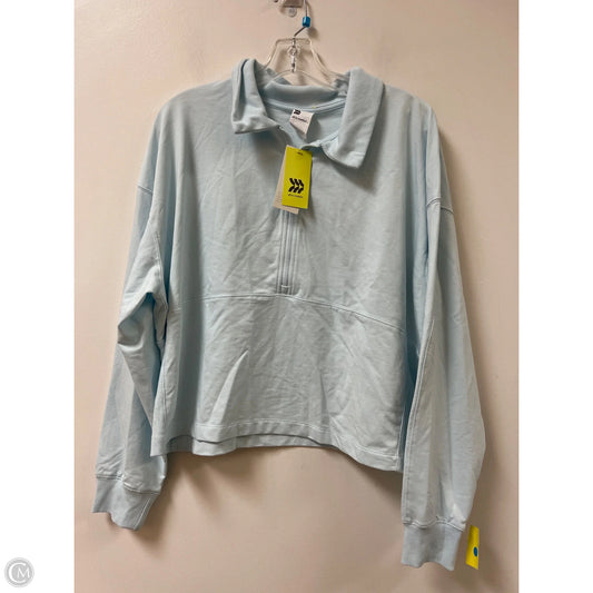 Athletic Sweatshirt Collar By All In Motion In Blue, Size: Xl