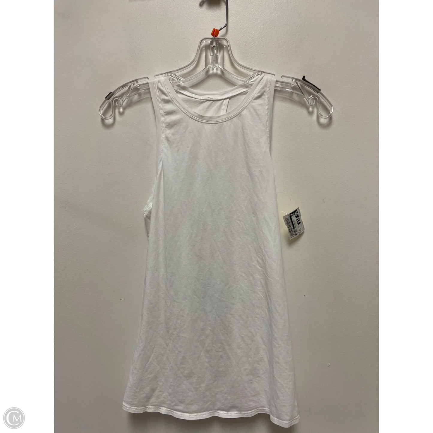 Athletic Tank Top By Lululemon In White, Size: S