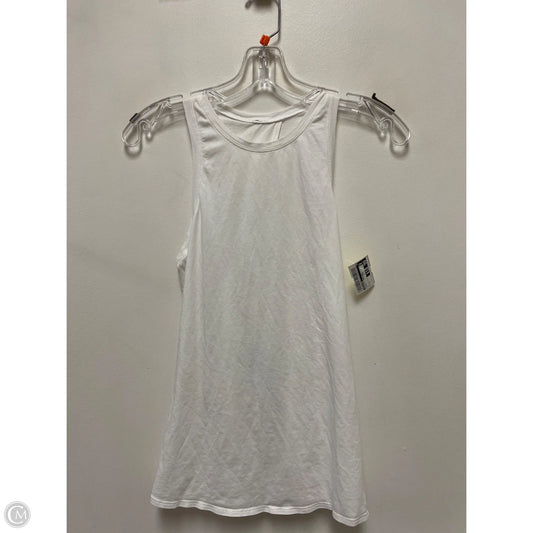 Athletic Tank Top By Lululemon In White, Size: S