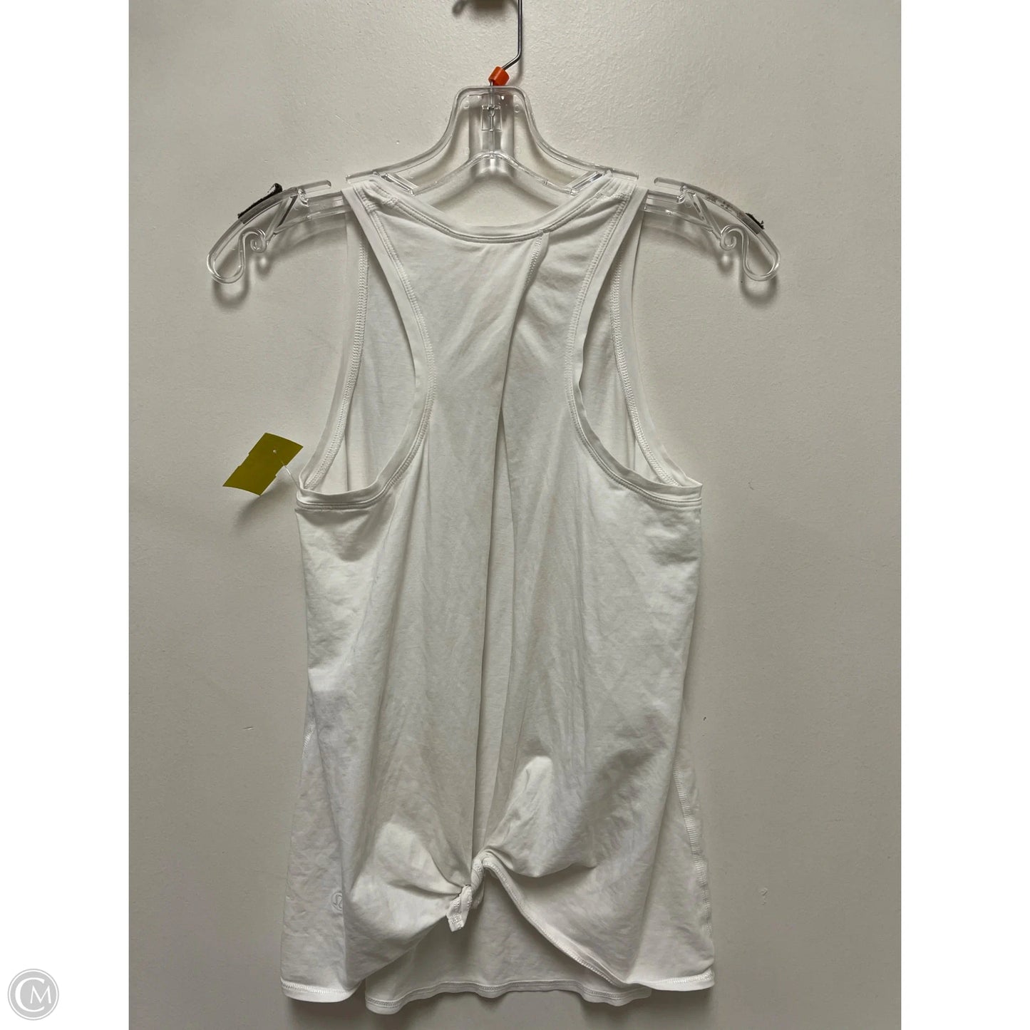 Athletic Tank Top By Lululemon In White, Size: S