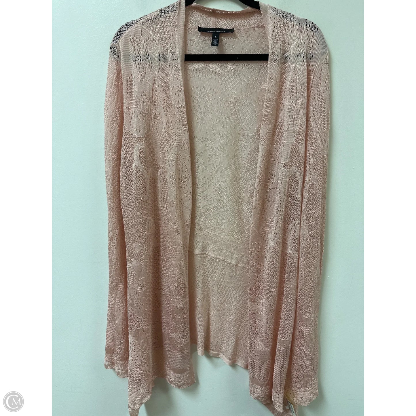 Sweater Cardigan By White House Black Market In Pink, Size: L