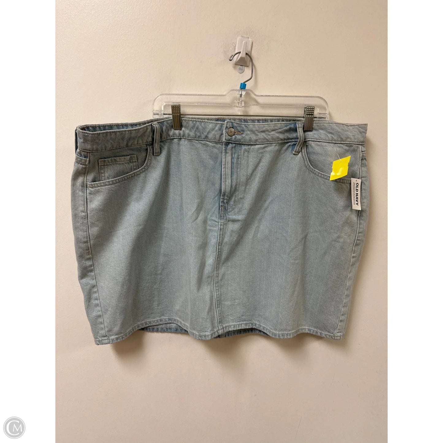 Skirt Mini & Short By Old Navy In Blue Denim, Size: 22