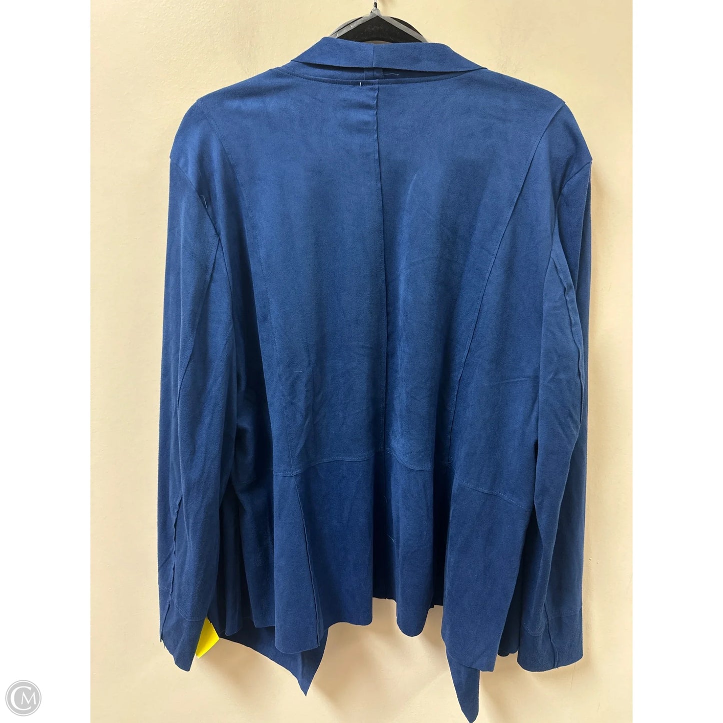 Sweater Cardigan By Alfred Dunner In Blue, Size: 1x