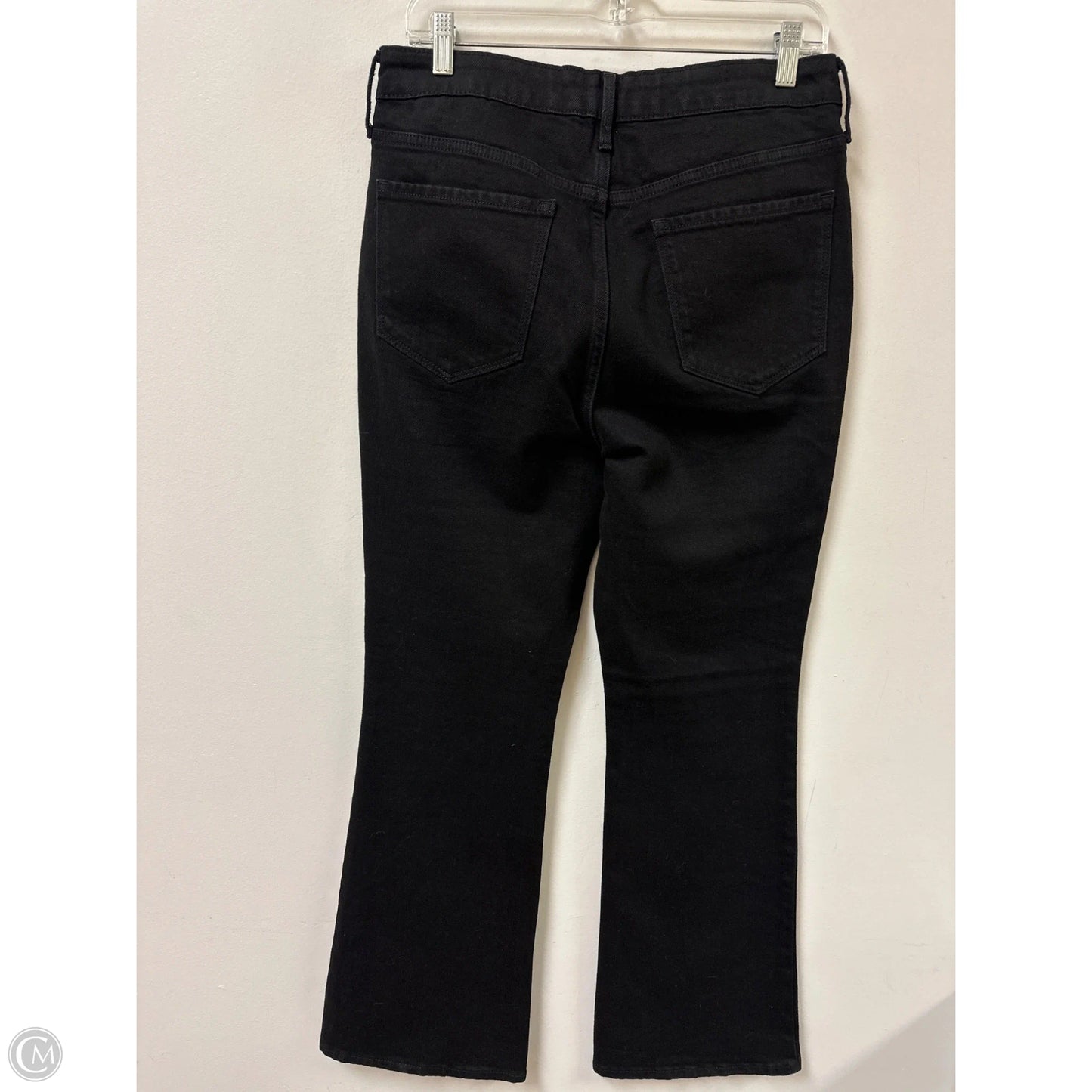 Jeans Flared By Old Navy In Black Denim, Size: 12