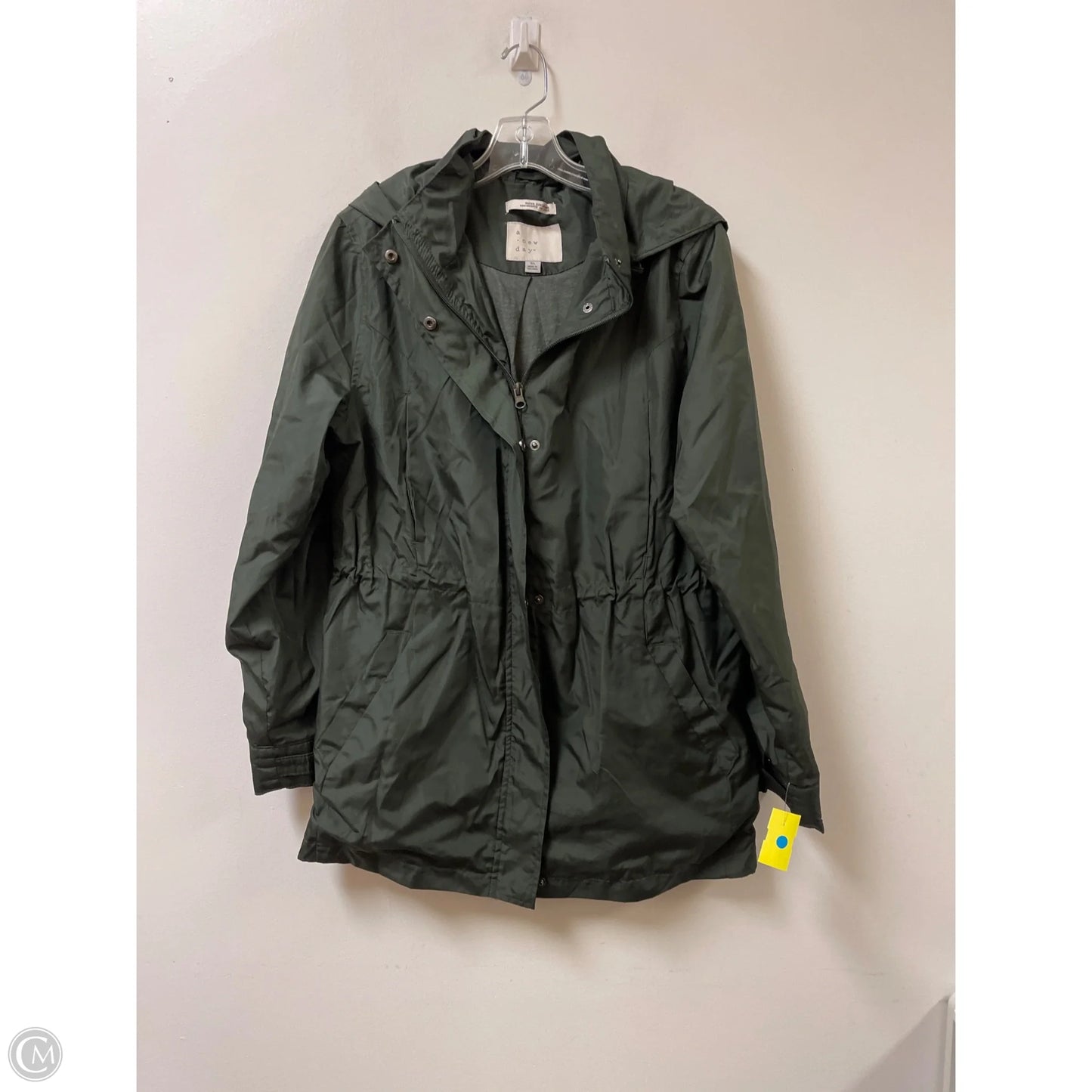 Jacket Windbreaker By A New Day In Black, Size: Xl