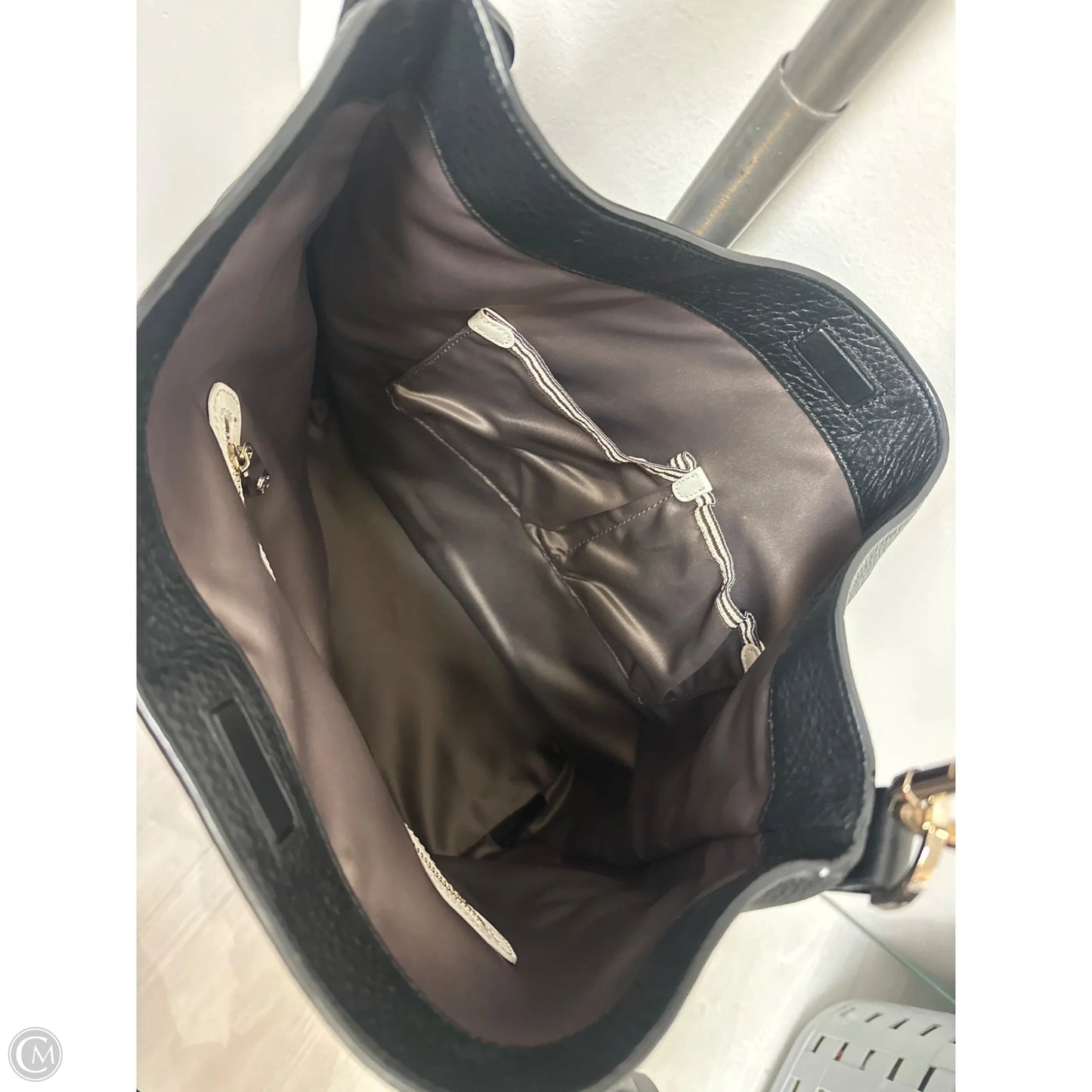 Handbag Leather By Henri Bendel, Size: Medium