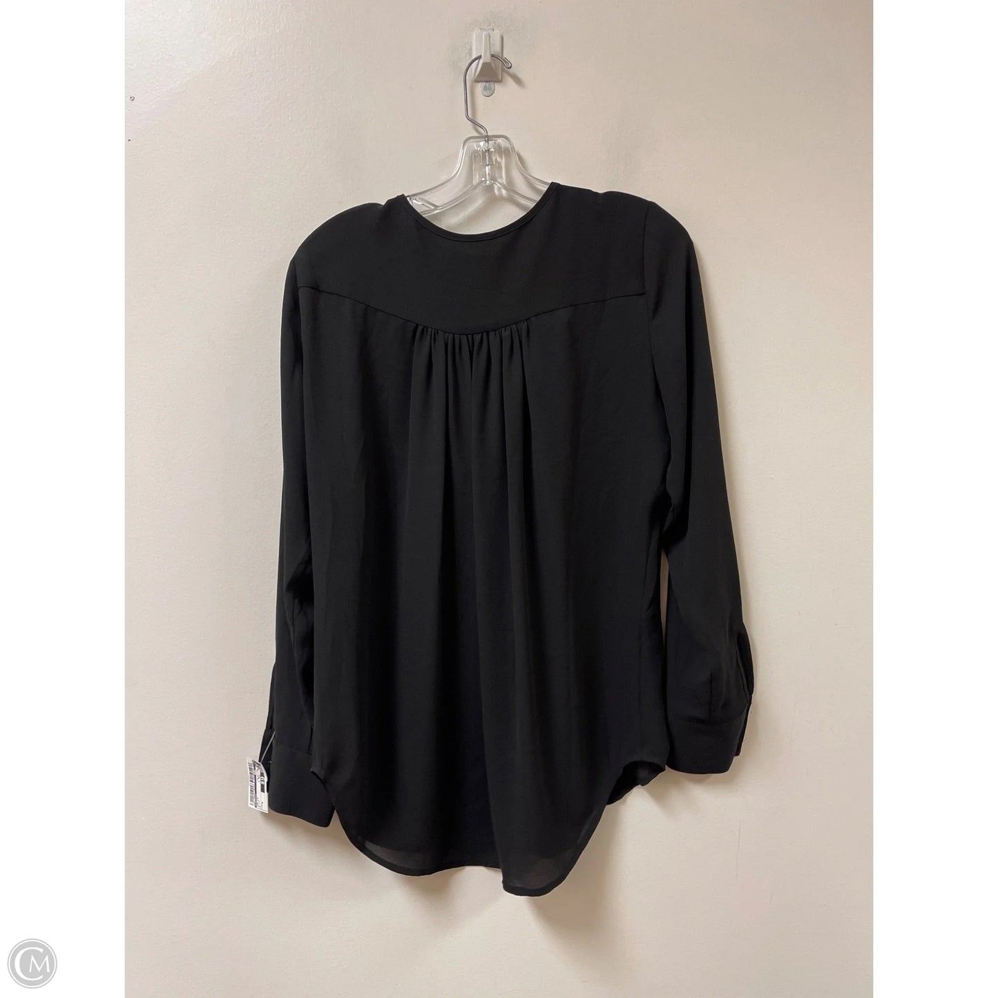 Top Long Sleeve By Premise In Black, Size: M