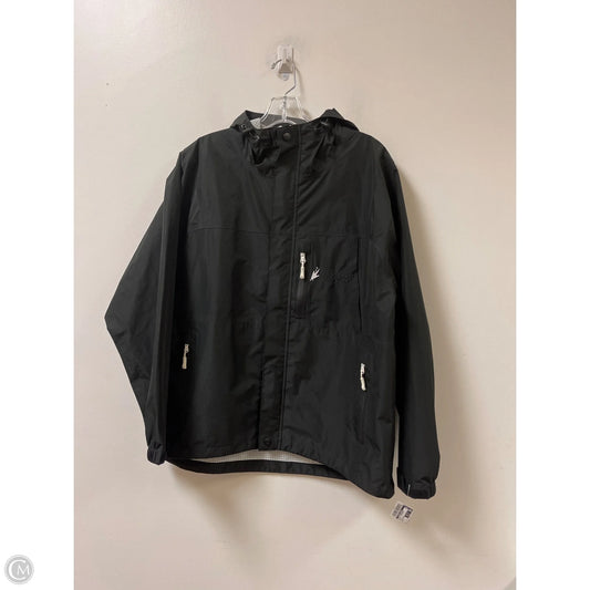 Jacket Windbreaker By Clothes Mentor In Black, Size: L