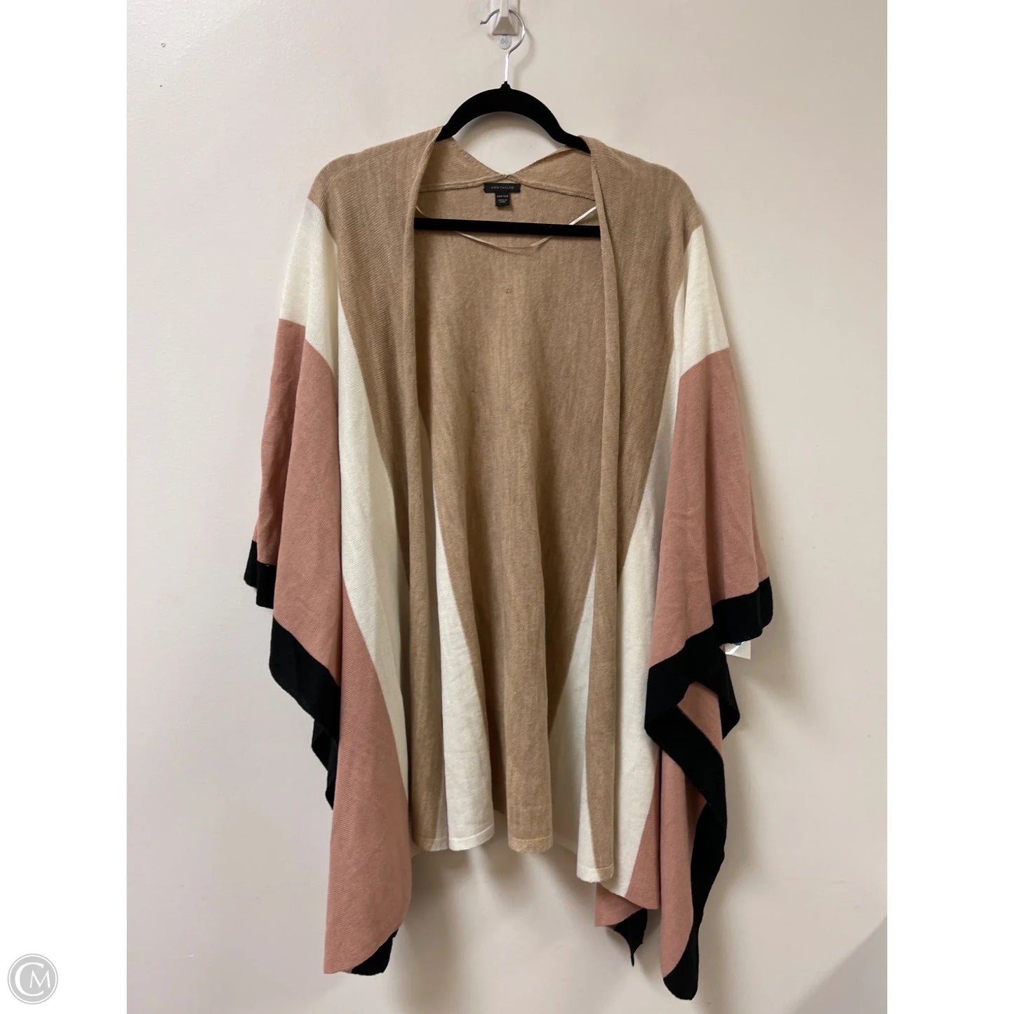 Shawl By Ann Taylor In Brown & Pink, Size: Osfm