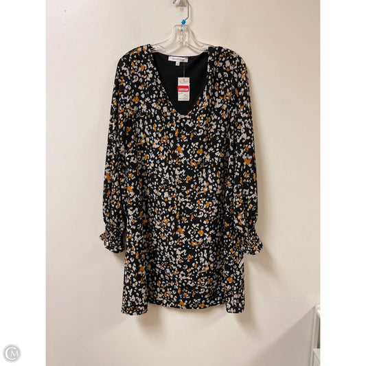 Dress Casual Short By Clothes Mentor In Black & Cream, Size: L