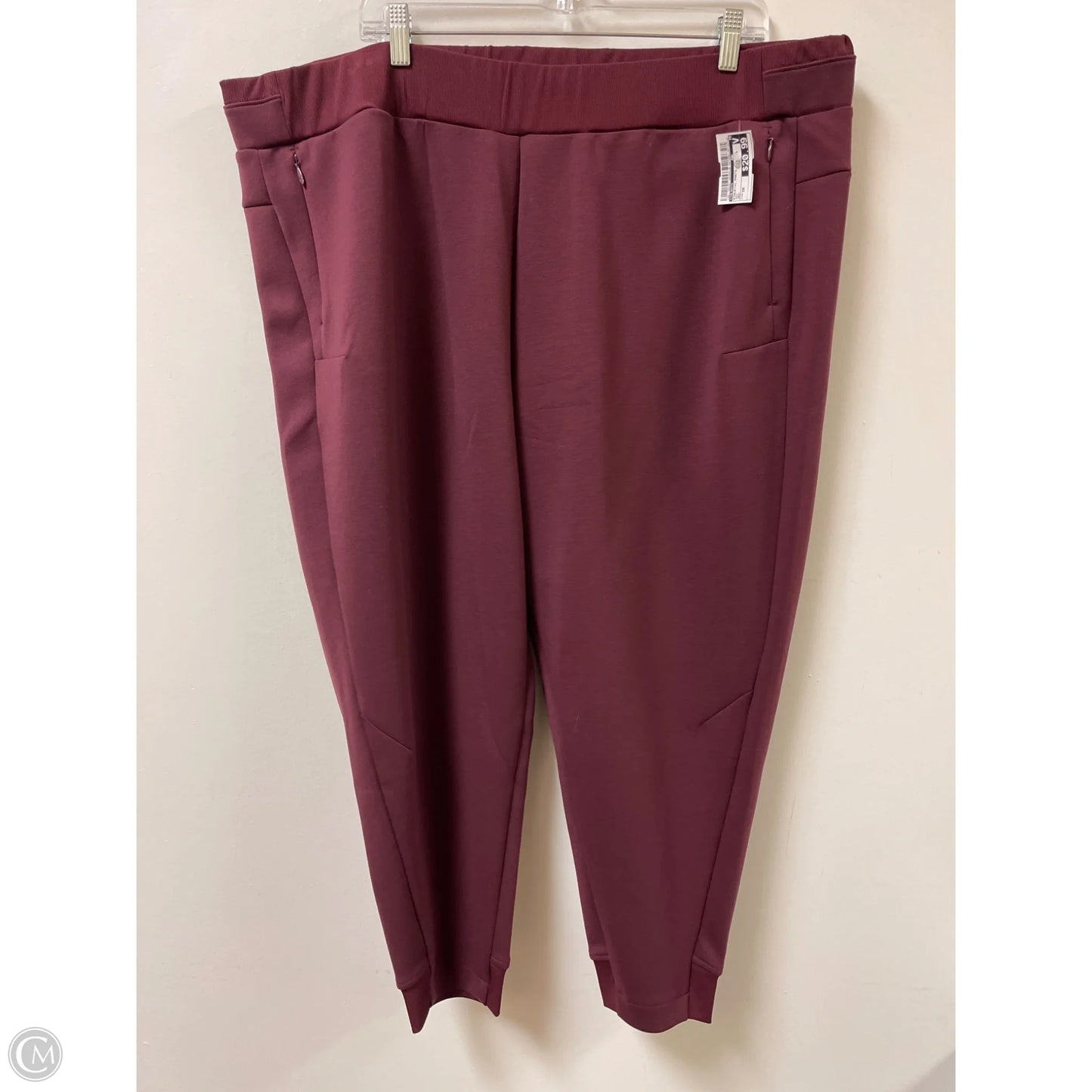 Athletic Pants By Talbots In Red, Size: 3x