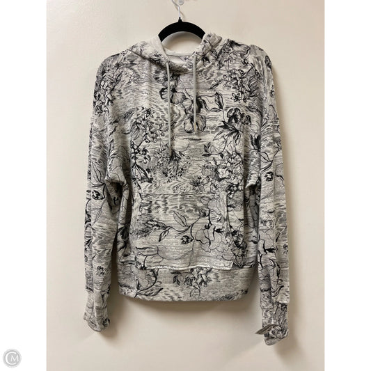 Athletic Sweatshirt Hoodie By Athleta In Black & Grey, Size: Xs