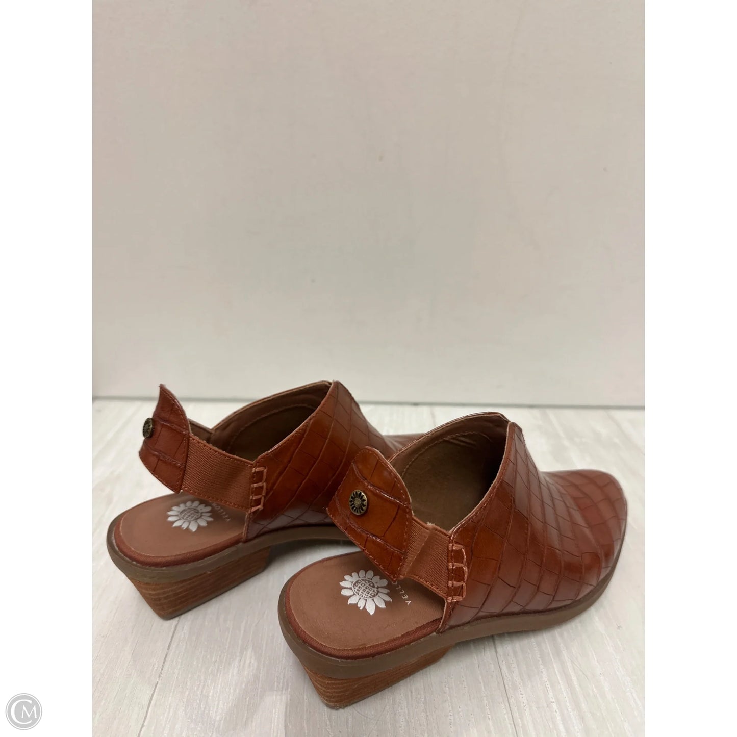 Shoes Heels Block By Yellow Box In Tan, Size: 7.5