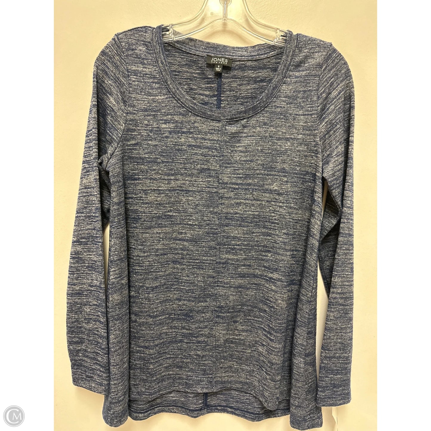 Top Long Sleeve By Jones New York In Navy, Size: S