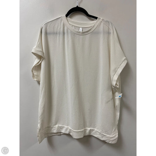 Top Short Sleeve By Dokotoo In White, Size: L