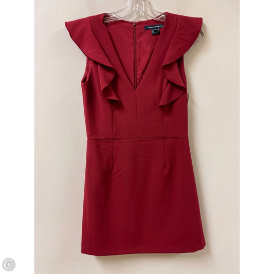 Dress Casual Short By French Connection In Red, Size: M