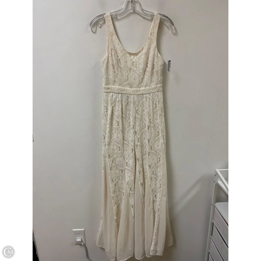 Dress Casual Maxi By Clothes Mentor In Cream, Size: S
