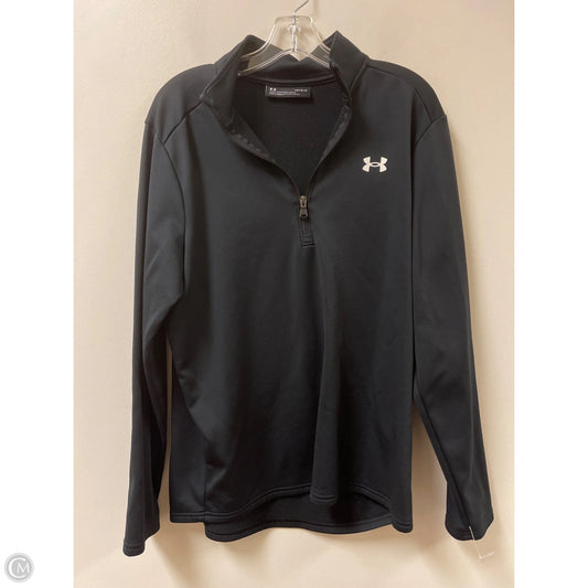 Athletic Sweatshirt Collar By Under Armour In Black, Size: L