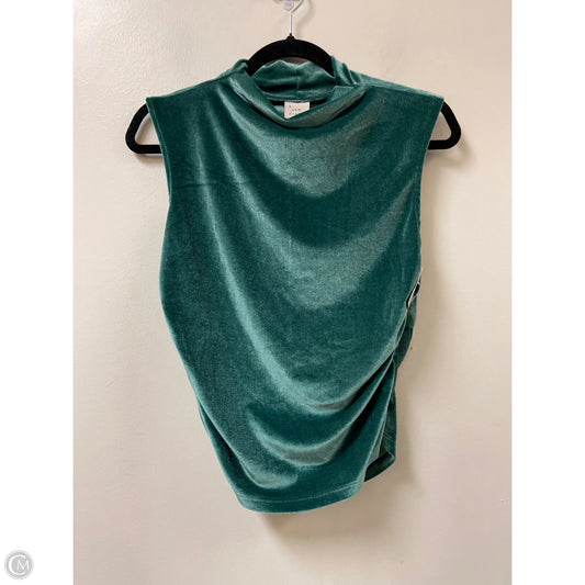 Top Sleeveless By A New Day In Green, Size: S