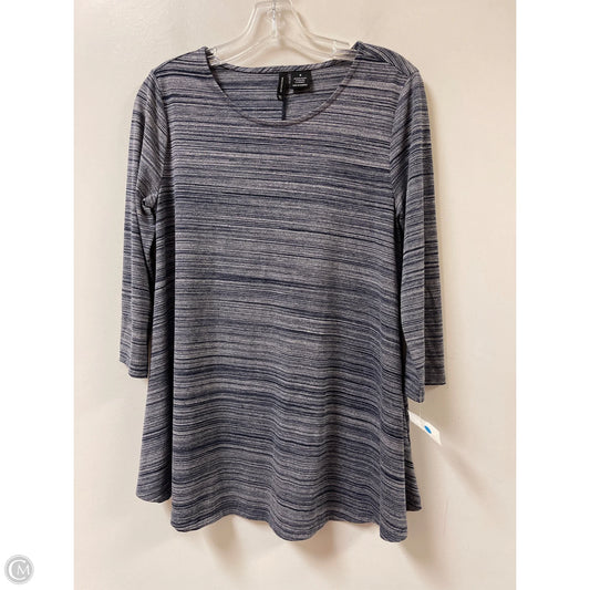 Tunic Long Sleeve By New Directions In Navy, Size: S