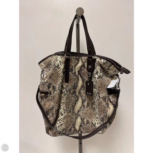 Handbag Designer By Tumi, Size: Large