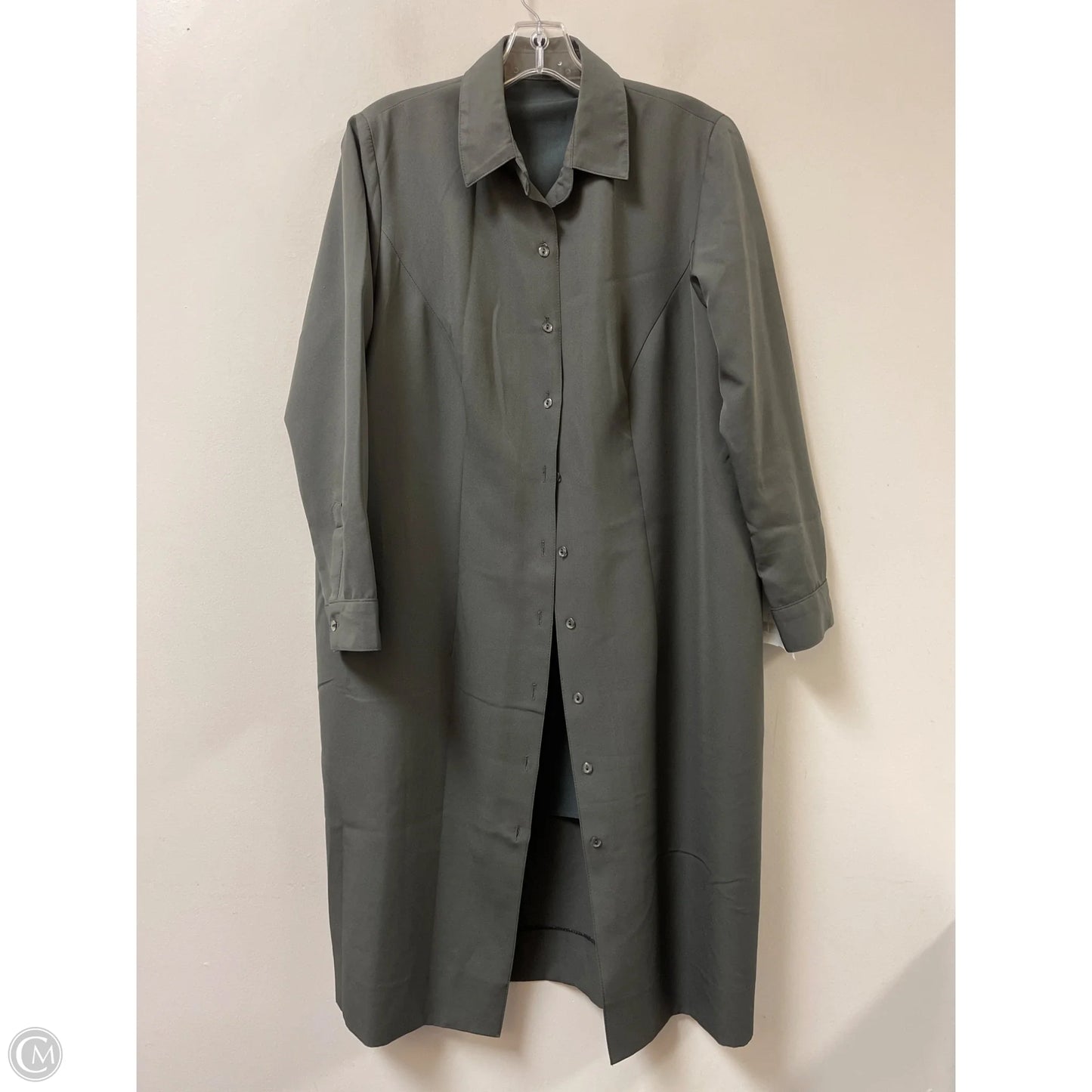 Dress Casual Midi By Clothes Mentor In Grey, Size: Xl