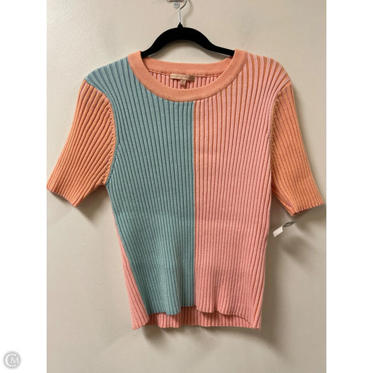 Sweater Short Sleeve By Clothes Mentor In Multi-colored, Size: Xl