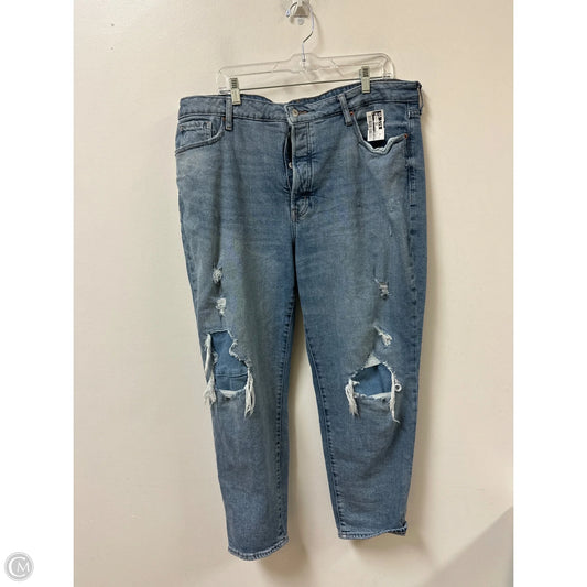 Jeans Straight By Old Navy In Blue Denim, Size: 18