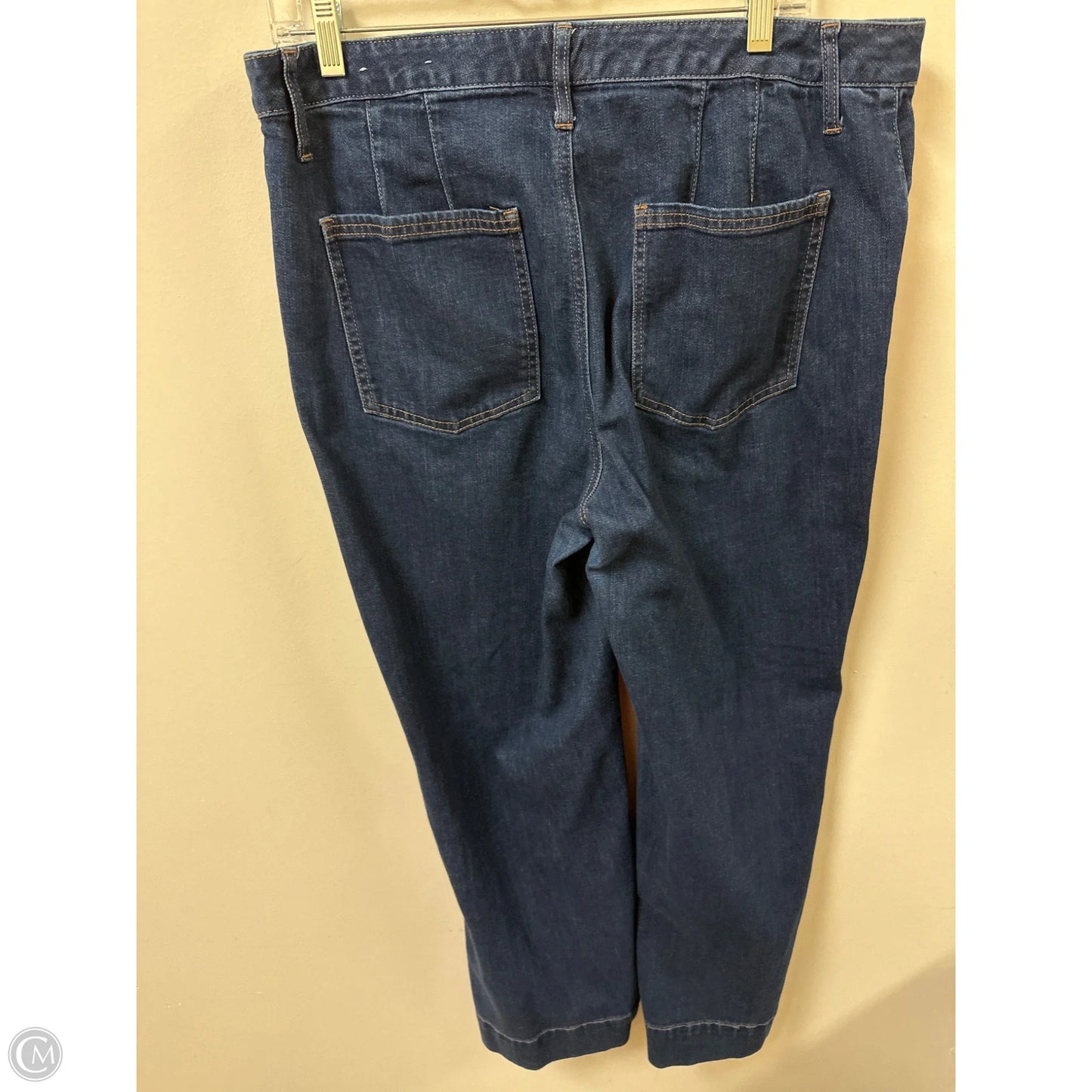 Jeans Wide Leg By Chicos In Blue Denim, Size: 12