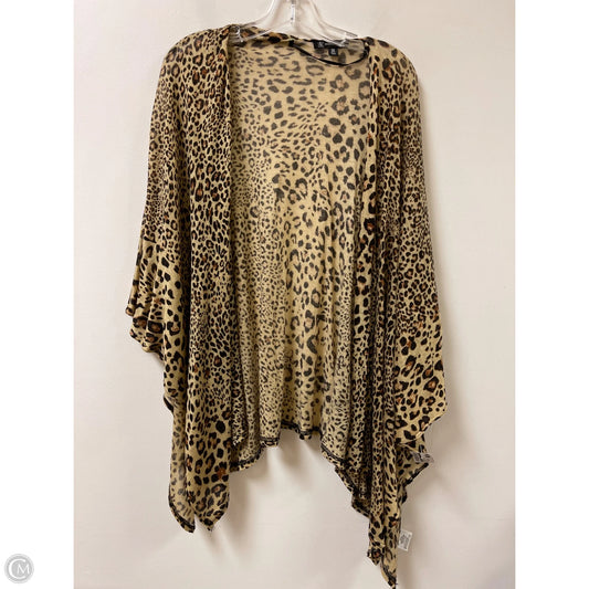 Kimono By Inc In Animal Print, Size: Osfm