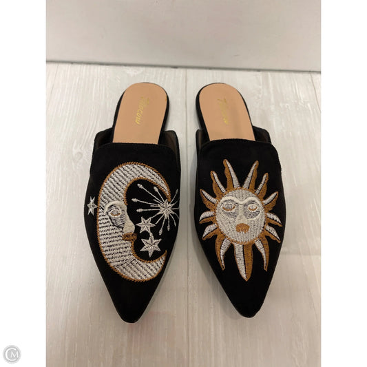 Shoes Flats By Clothes Mentor In Black, Size: 8