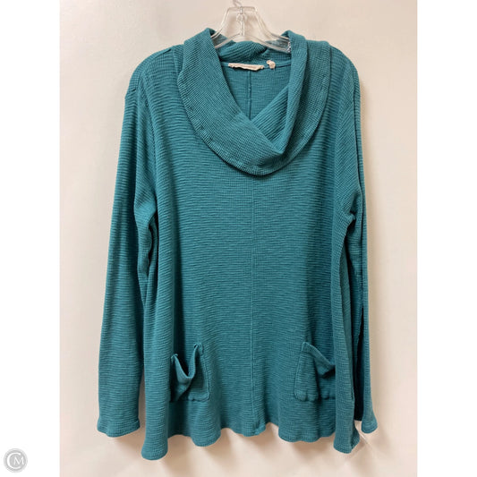 Tunic Long Sleeve By Soft Surroundings In Blue, Size: Xl
