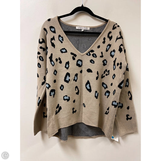 Sweater By Cupcakes And Cashmere In Animal Print, Size: M
